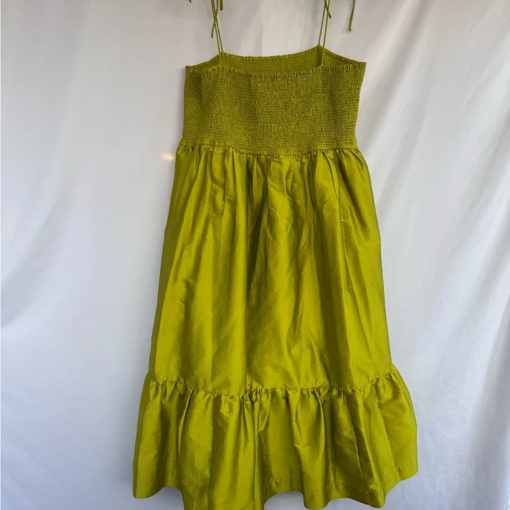 Druv Khapoor. chartreuse dress. - Picture 3 of 6